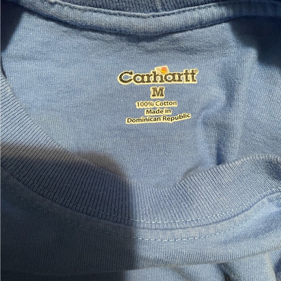 Men’s Blue Carhartt tee Size:medium - Picture 2 of 3